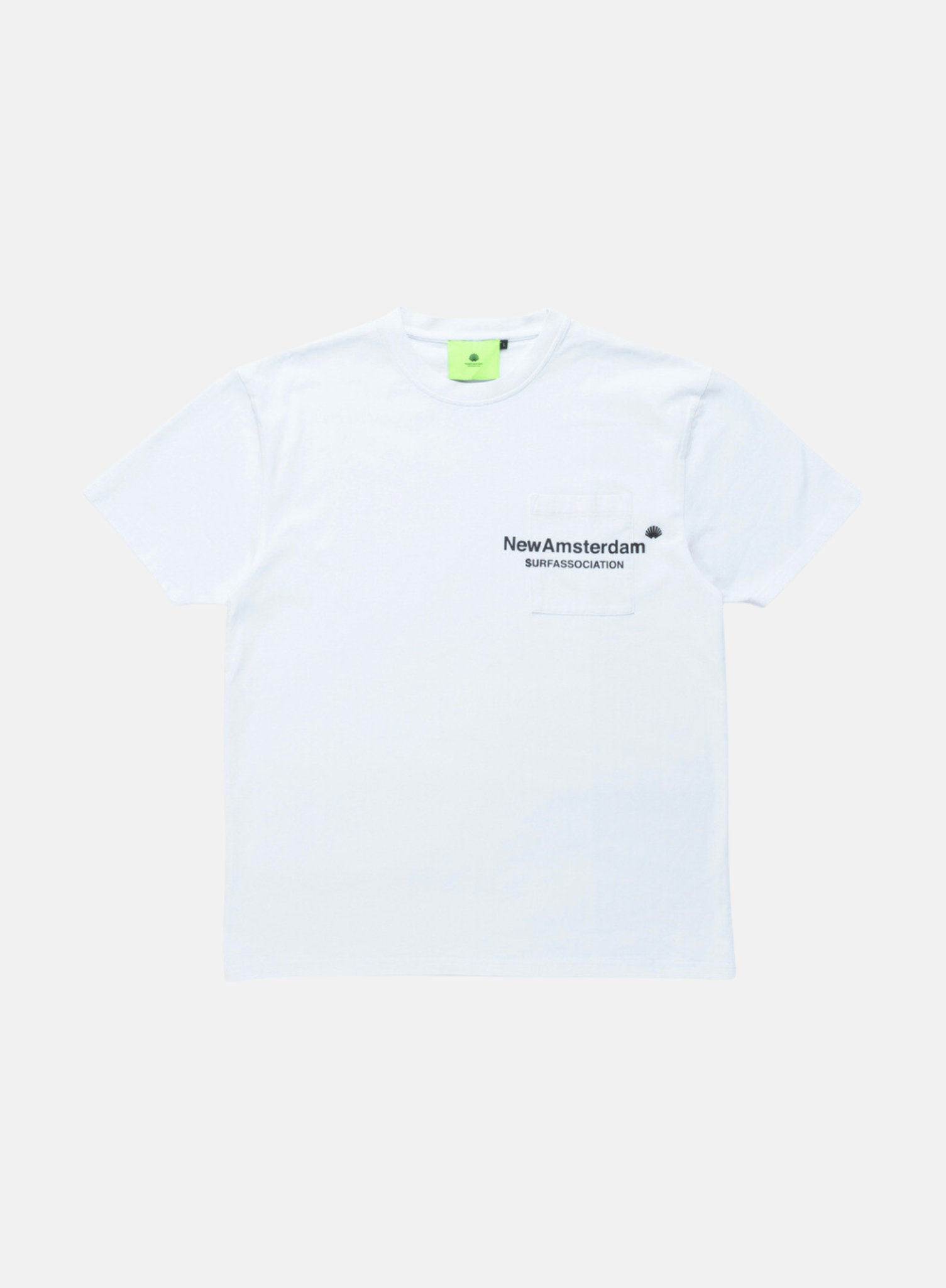 Throw Pocket Tee White