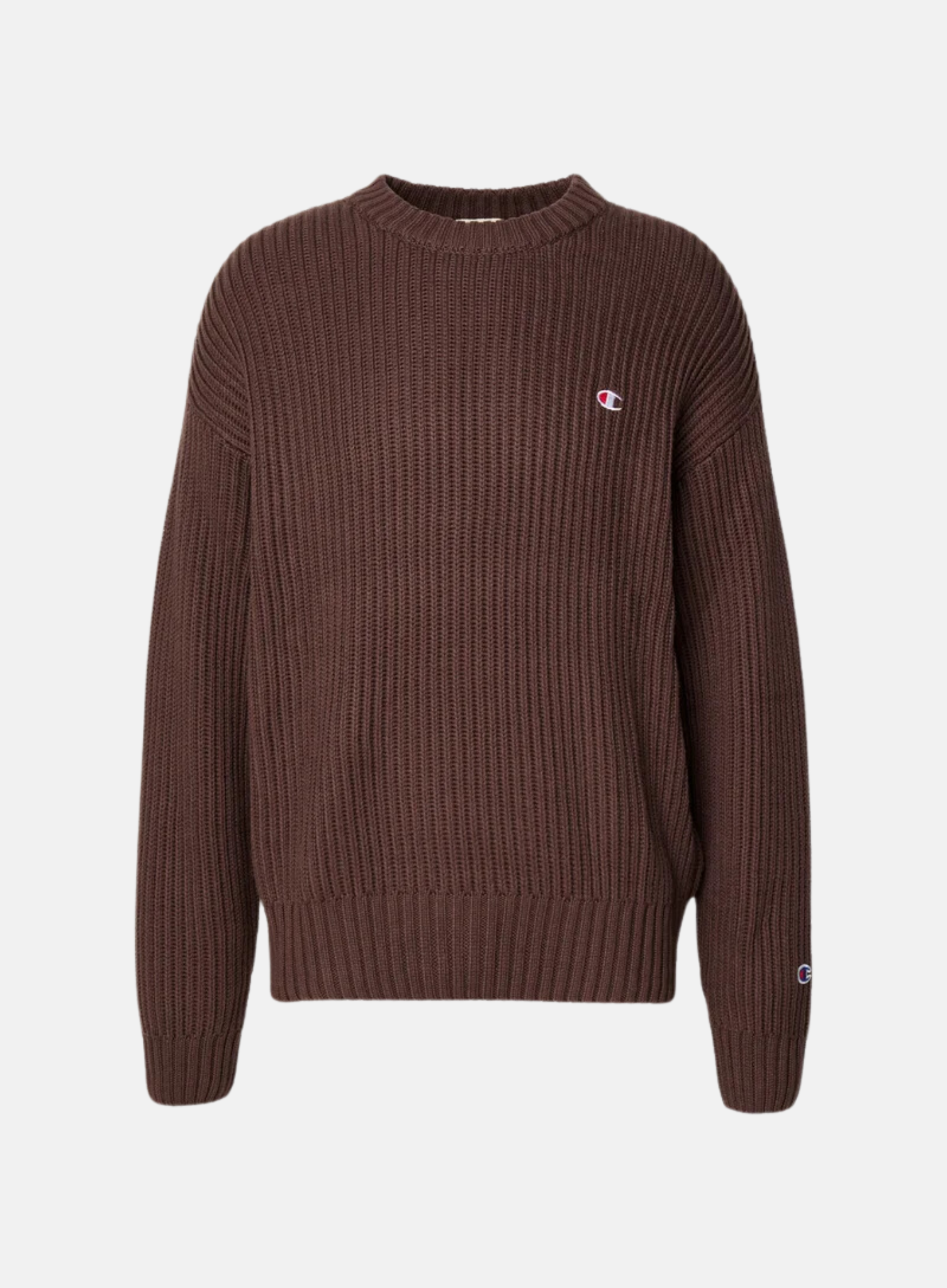 Cotton Knitted Sweater Brown