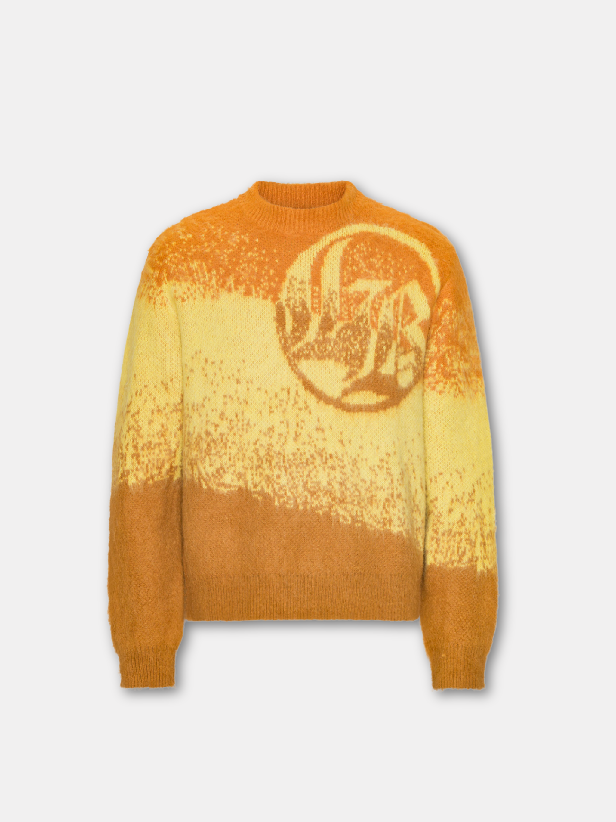 Mohair Sweat Yellow/Orange