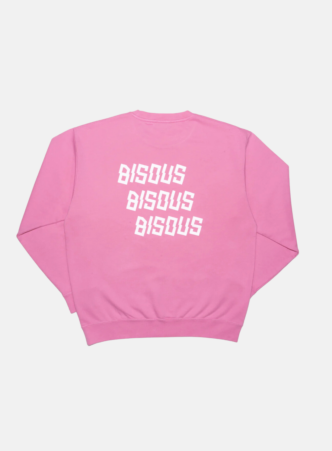 BISOUS SKATEBOARDS Bisous X3 Crewneck Pink - Hympala Store 