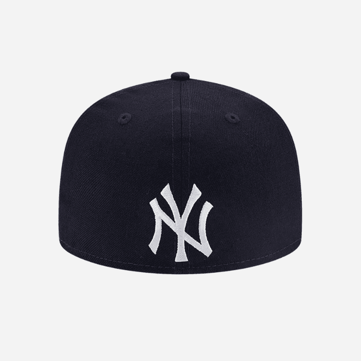 New Era New York Yankees Reverse Logo Navy 59FIFTY Fitted Cap - Hympala Store 