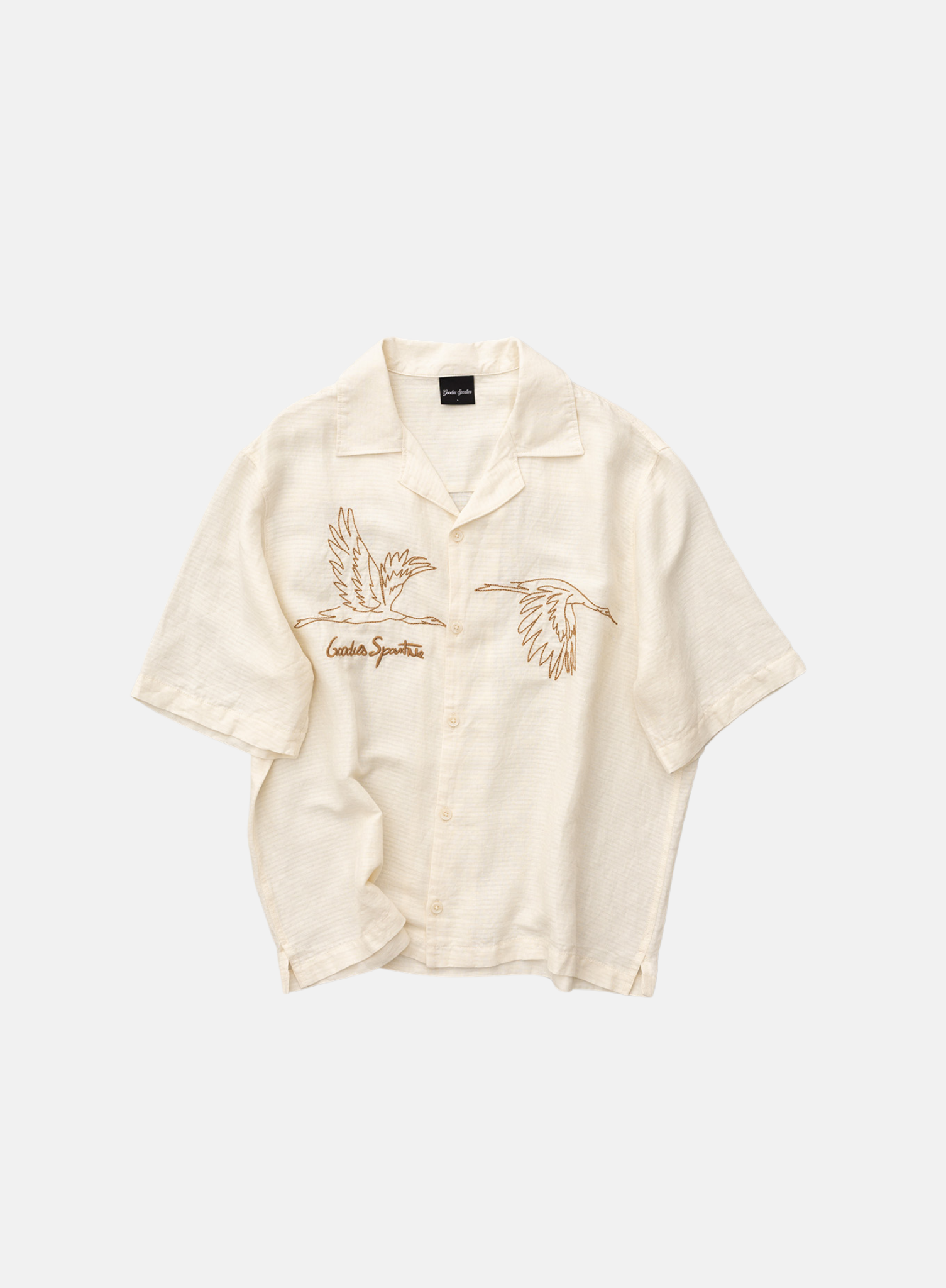 Linen Goose Lyocell Shirt Ecru