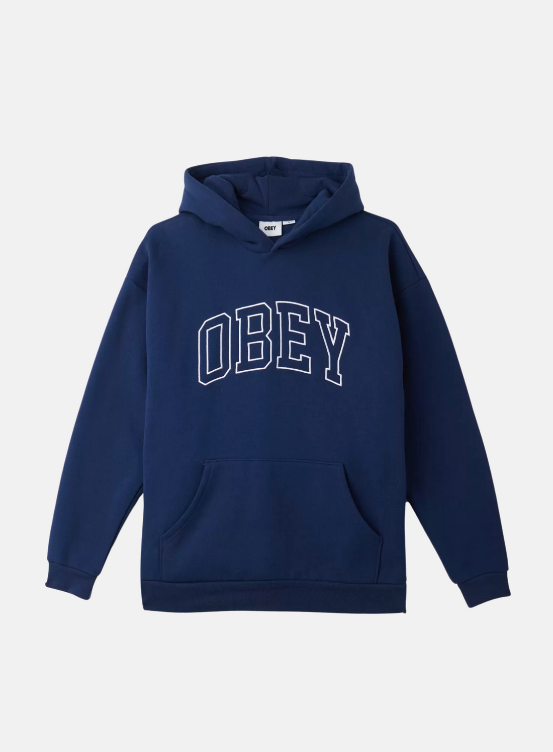 OBEY Collega Extra Heavy Hoodie Navy - Hympala Store 