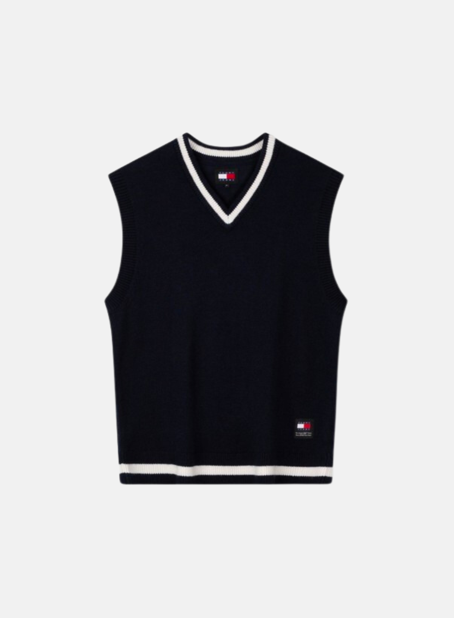 Tommy Jeans Contrast Tipping Vest Navy - Hympala Store 