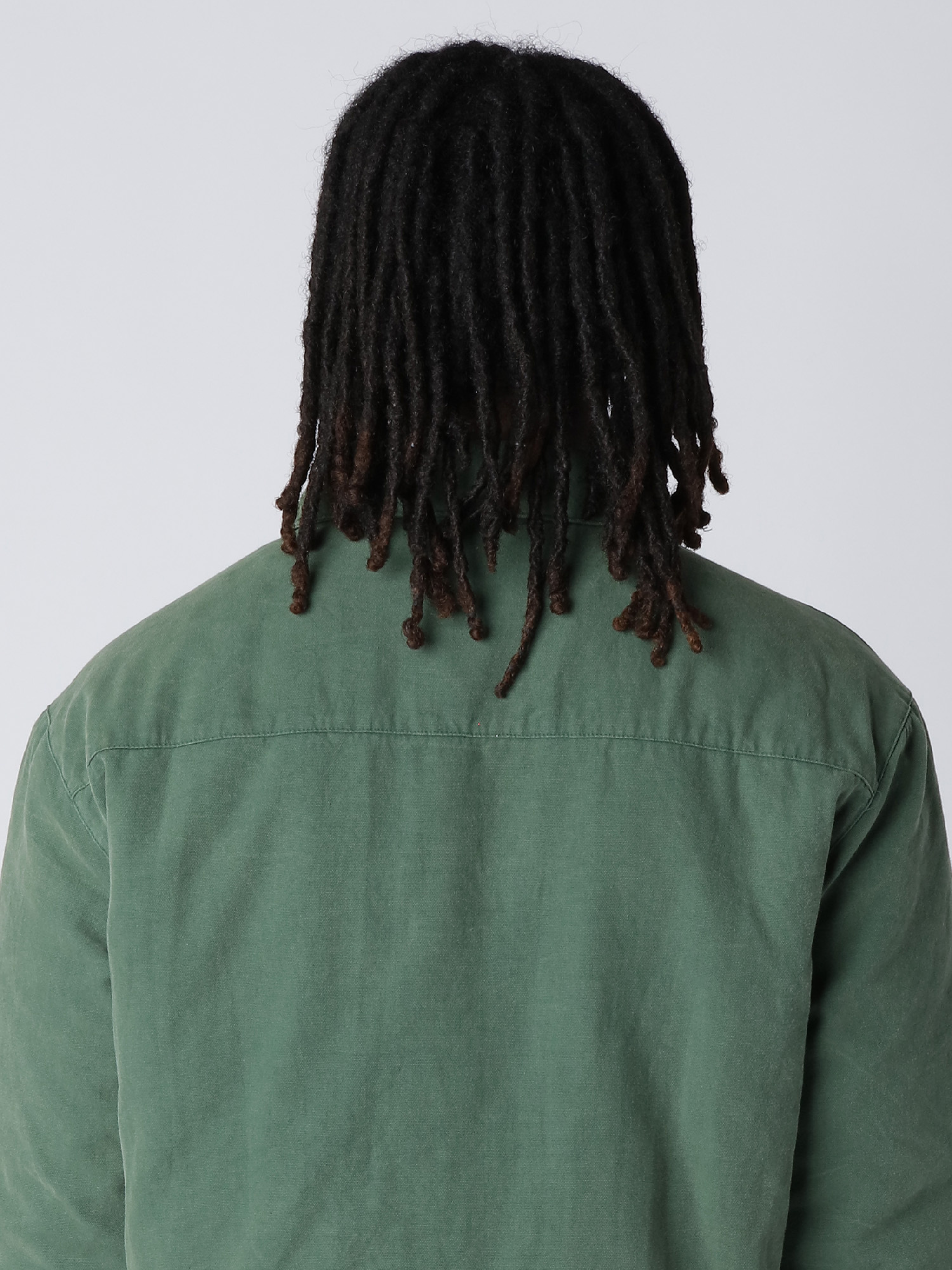 Padded Detroit Jacket Washed Green