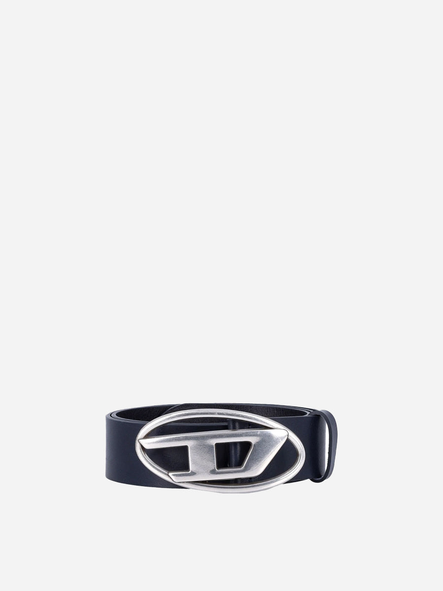 B-1DR Leather Belt Black