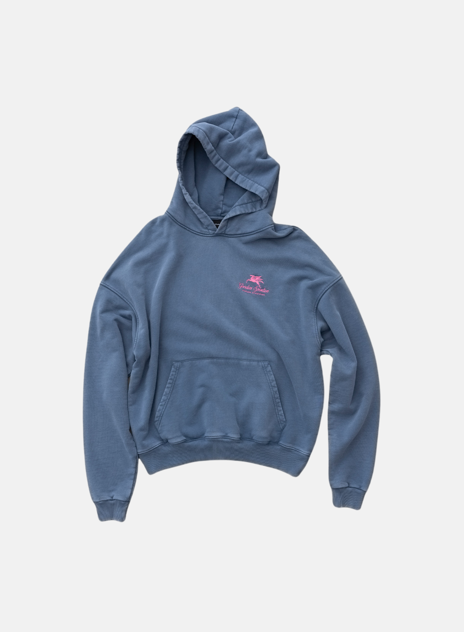 Premium Hoodie Washed Blue