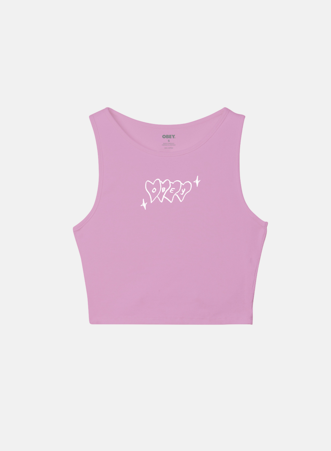 OBEY Hearts Top Pink - Hympala Store 