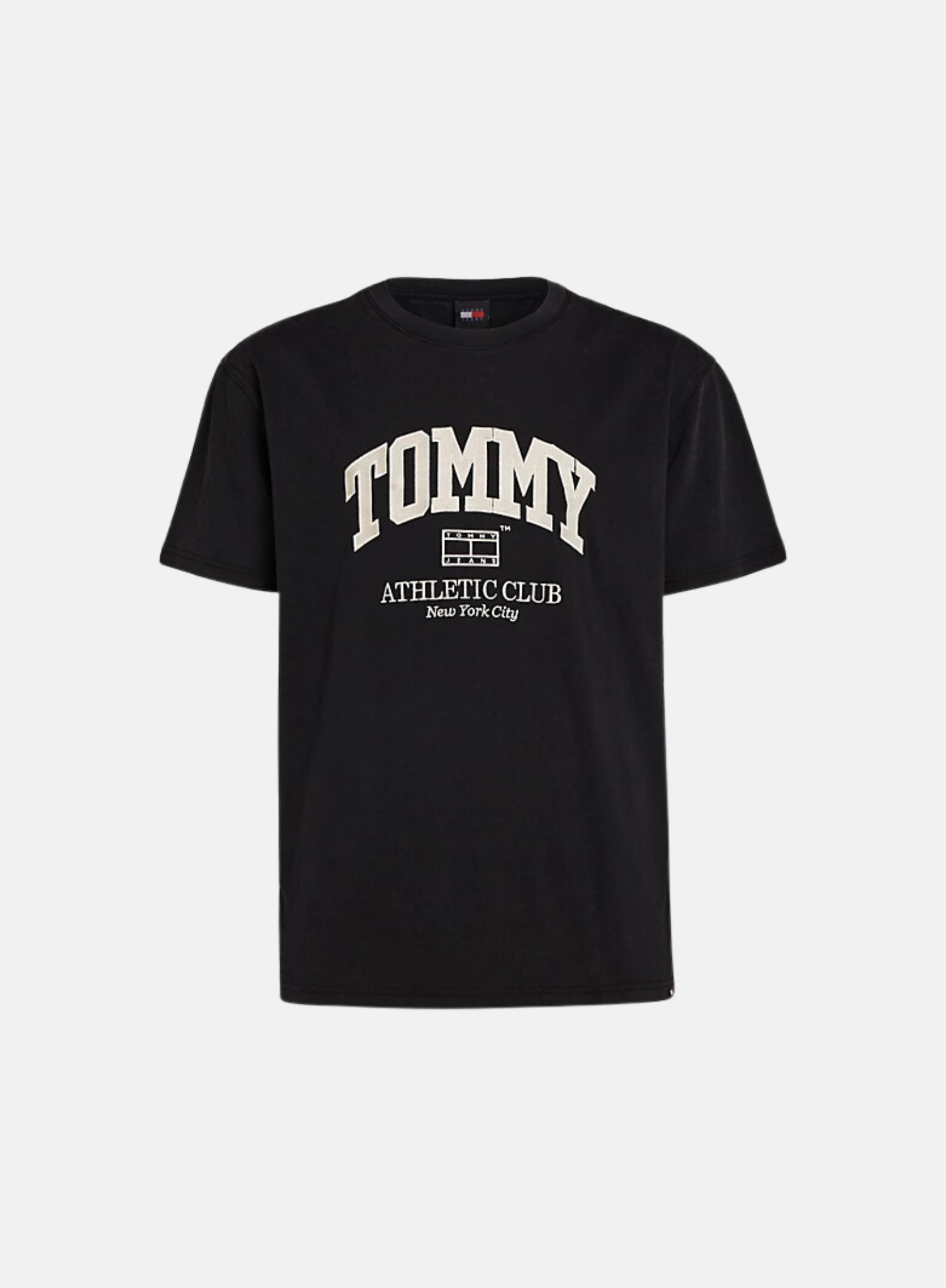 Tommy Jeans TJM Regular Atheletic Club Tee Black - Hympala Store 