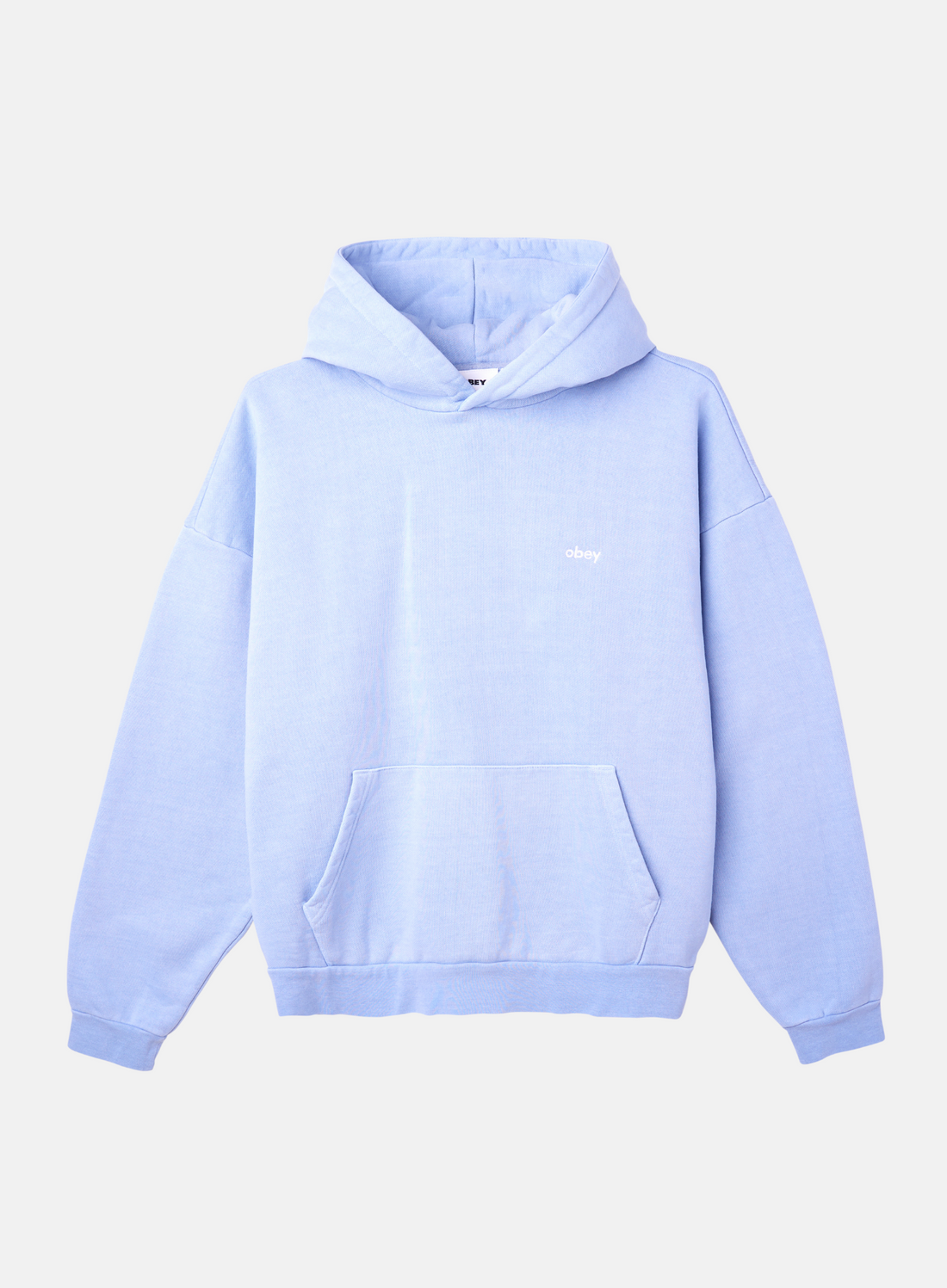 OBEY Pigment Dyed Hoodie Blue - Hympala Store 