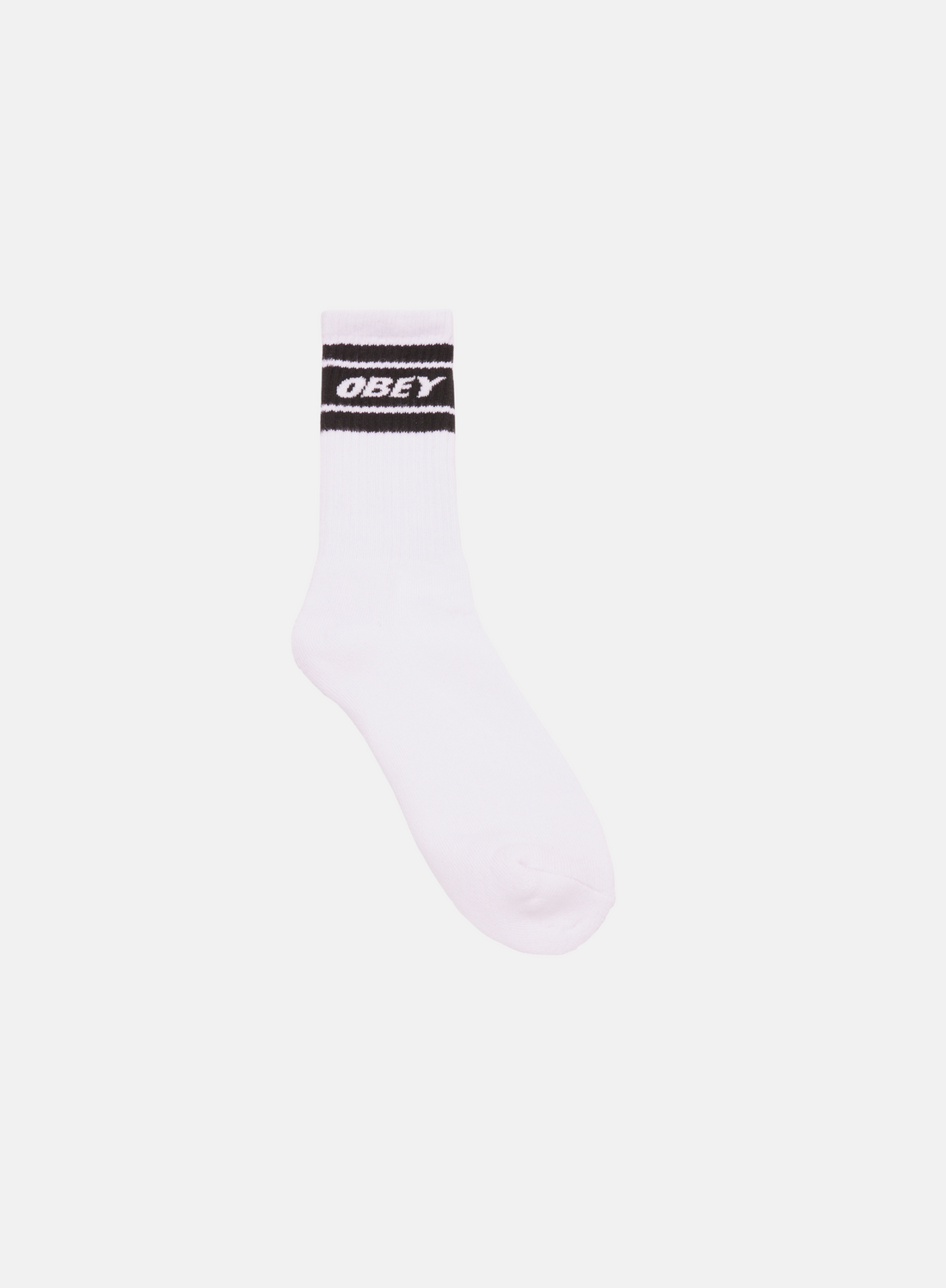 OBEY Cooper II Socks White/Black - Hympala Store 