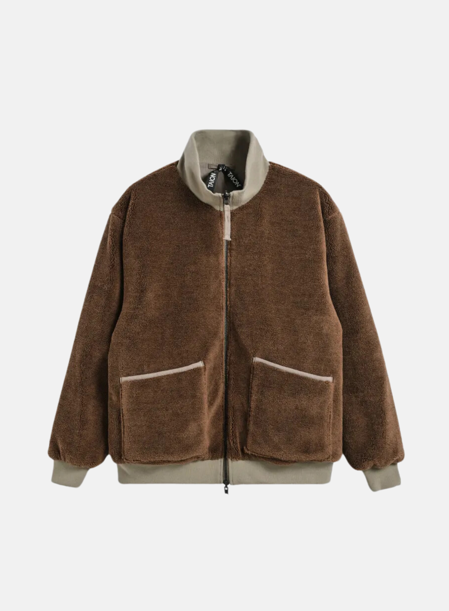 Reversible Hi-Neck Down Jacket Mocha/Mocha