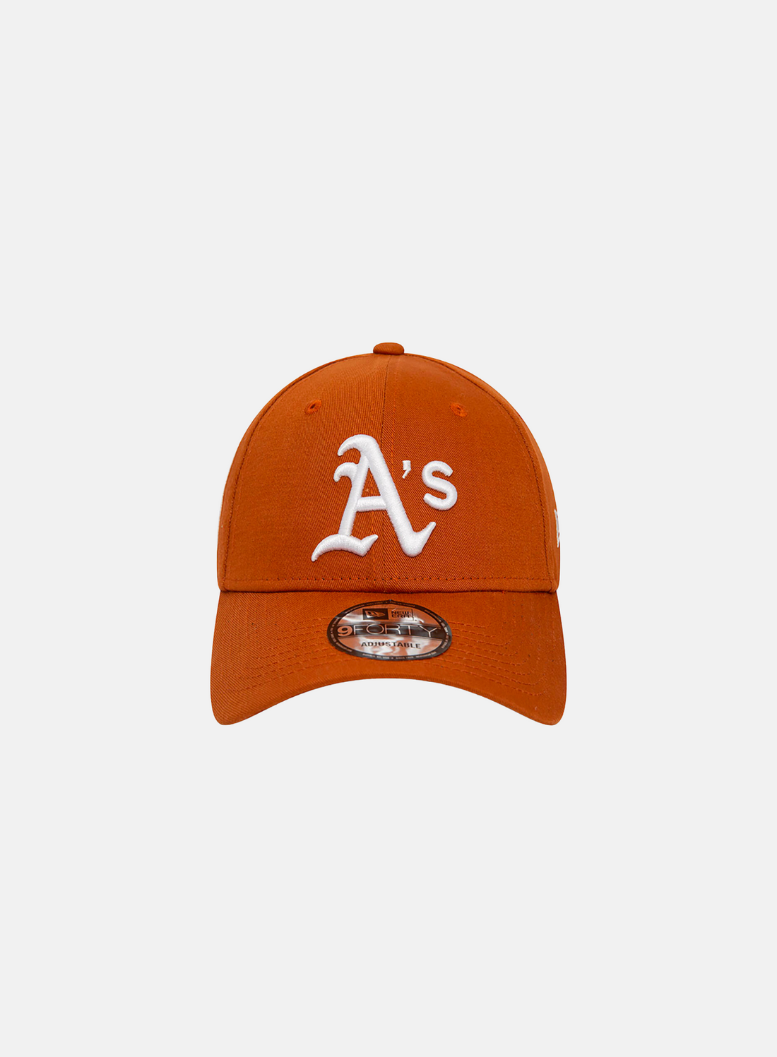 New Era Oakland Athletics MLB Side Patch Brown 9FORTY Adjustable Cap - Hympala Store 