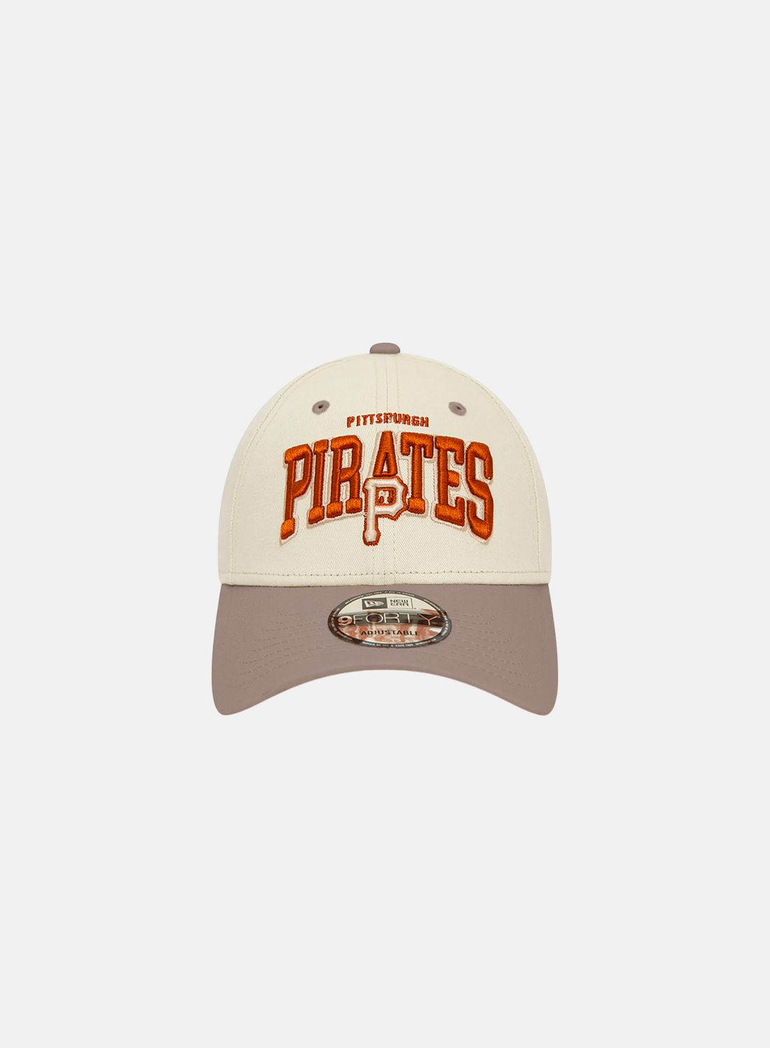 New Era Pittsburgh Pirates White Crown Ivory 9FORTY Adjustable Cap - Hympala Store 