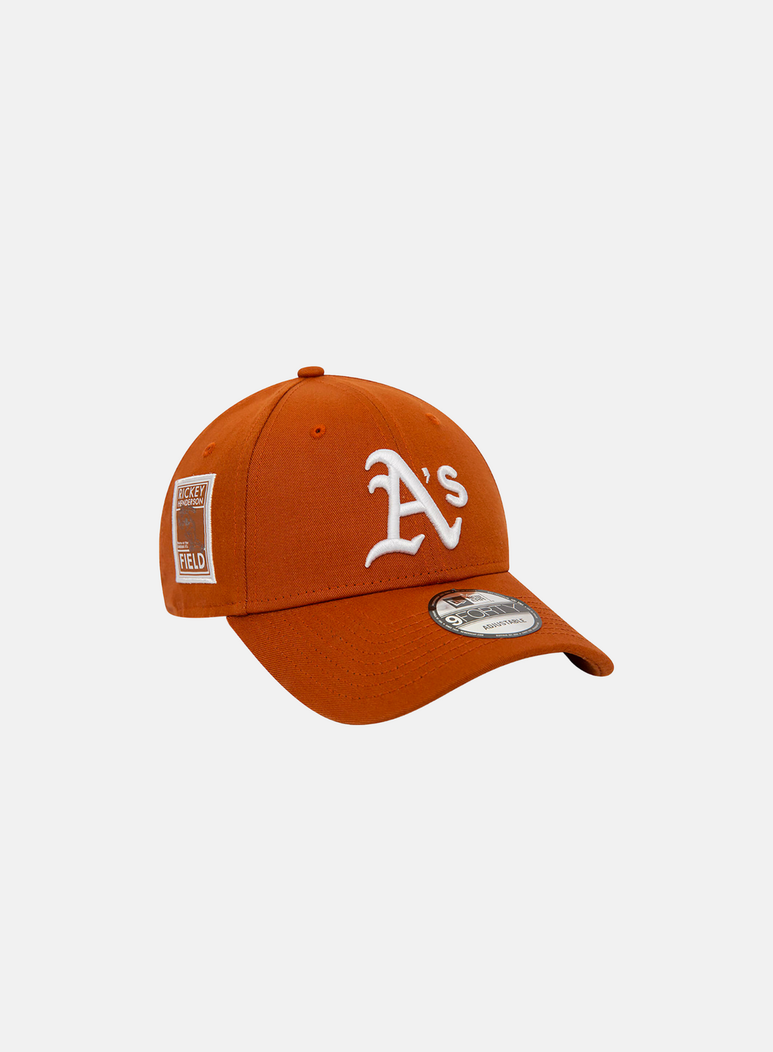 New Era Oakland Athletics MLB Side Patch Brown 9FORTY Adjustable Cap - Hympala Store 