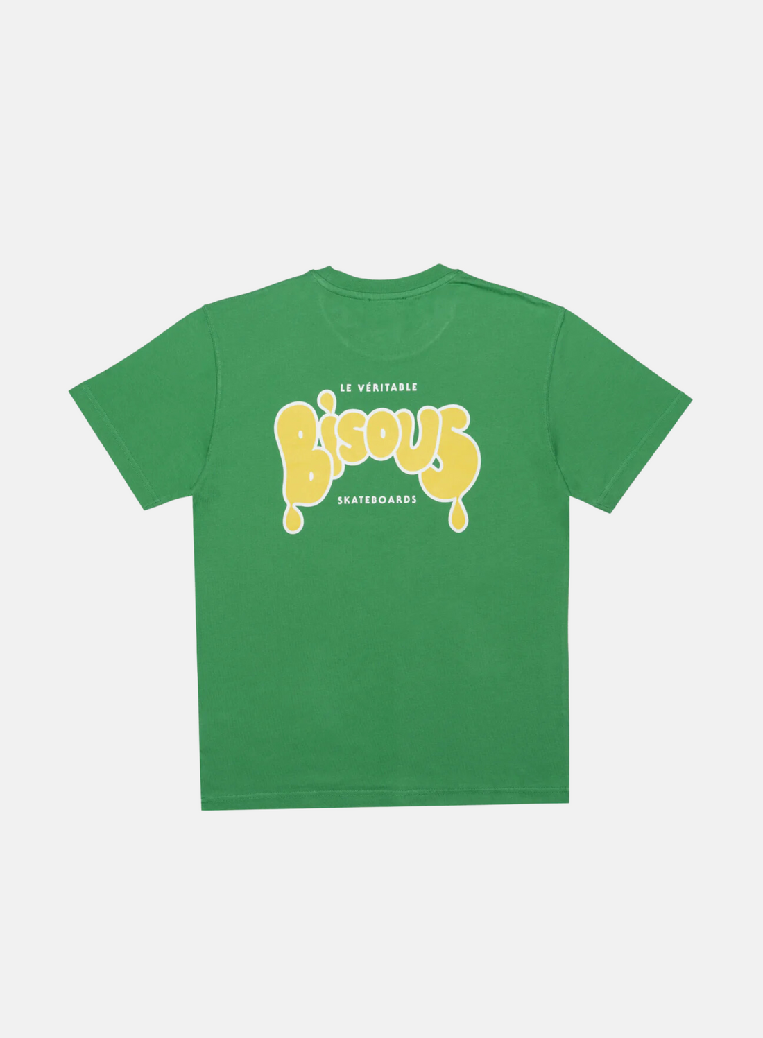 BISOUS SKATEBOARDS SS Veritable Tee Green - Hympala Store 