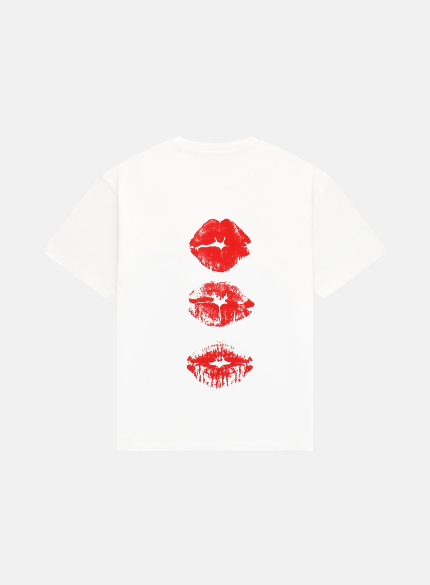 Red Lips Tee White