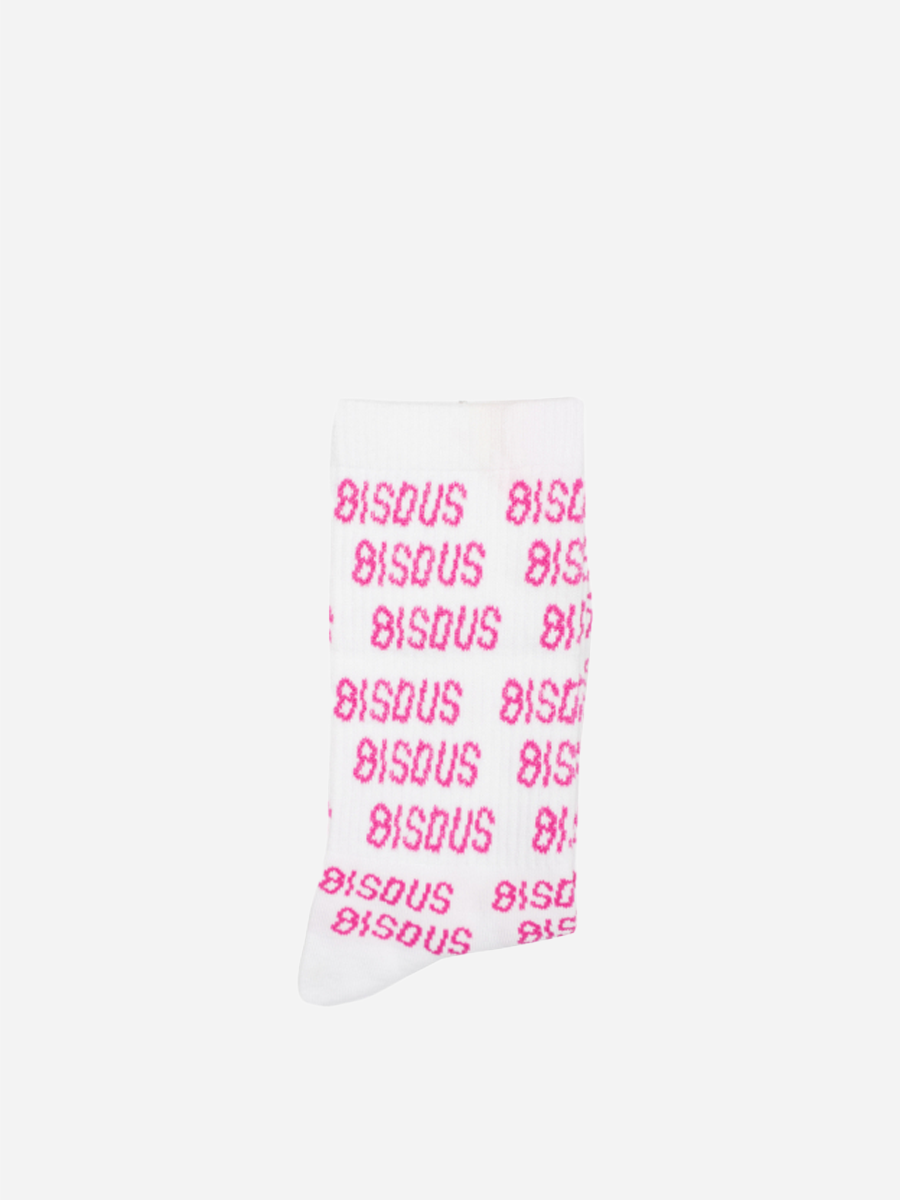 All-over Socks White/Pink