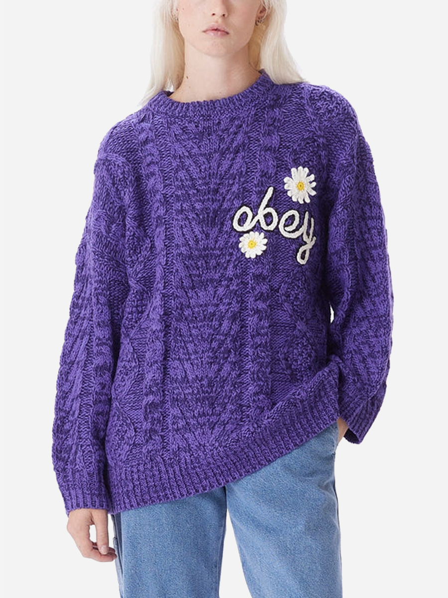 Flora Sweater Purple