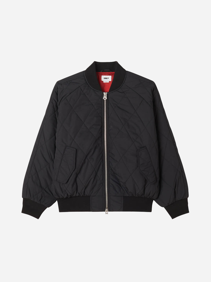 Lizet Quilted Bomber Black