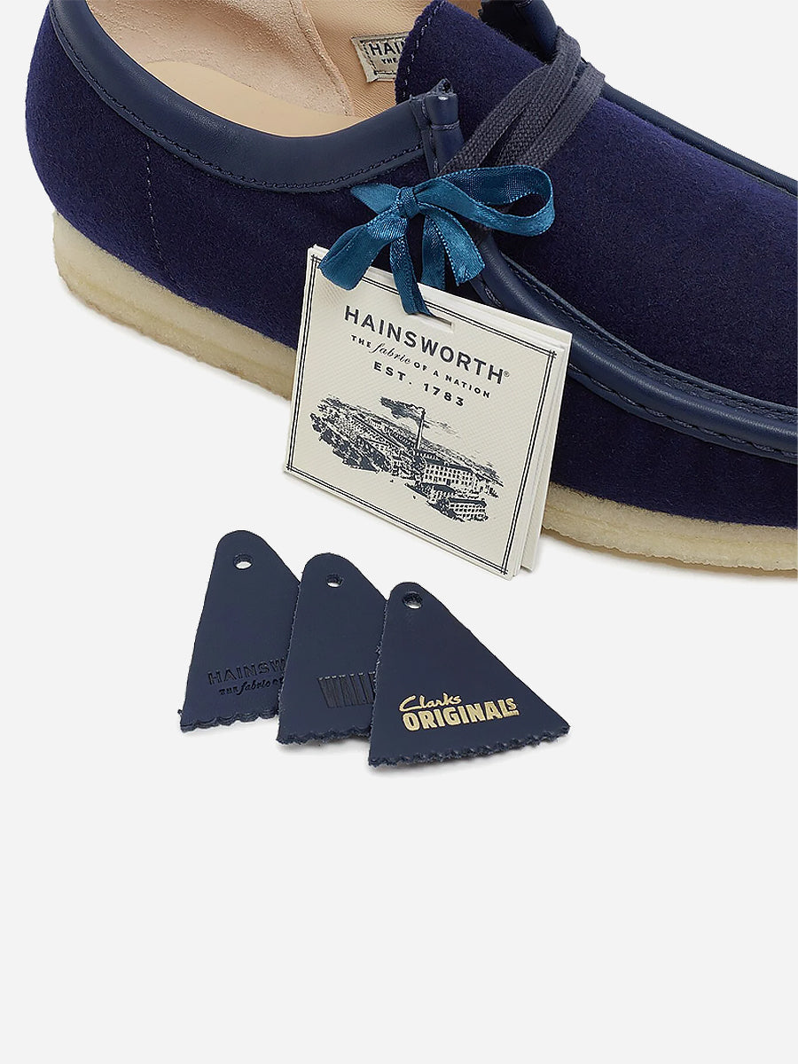 Wallabee Navy Wool