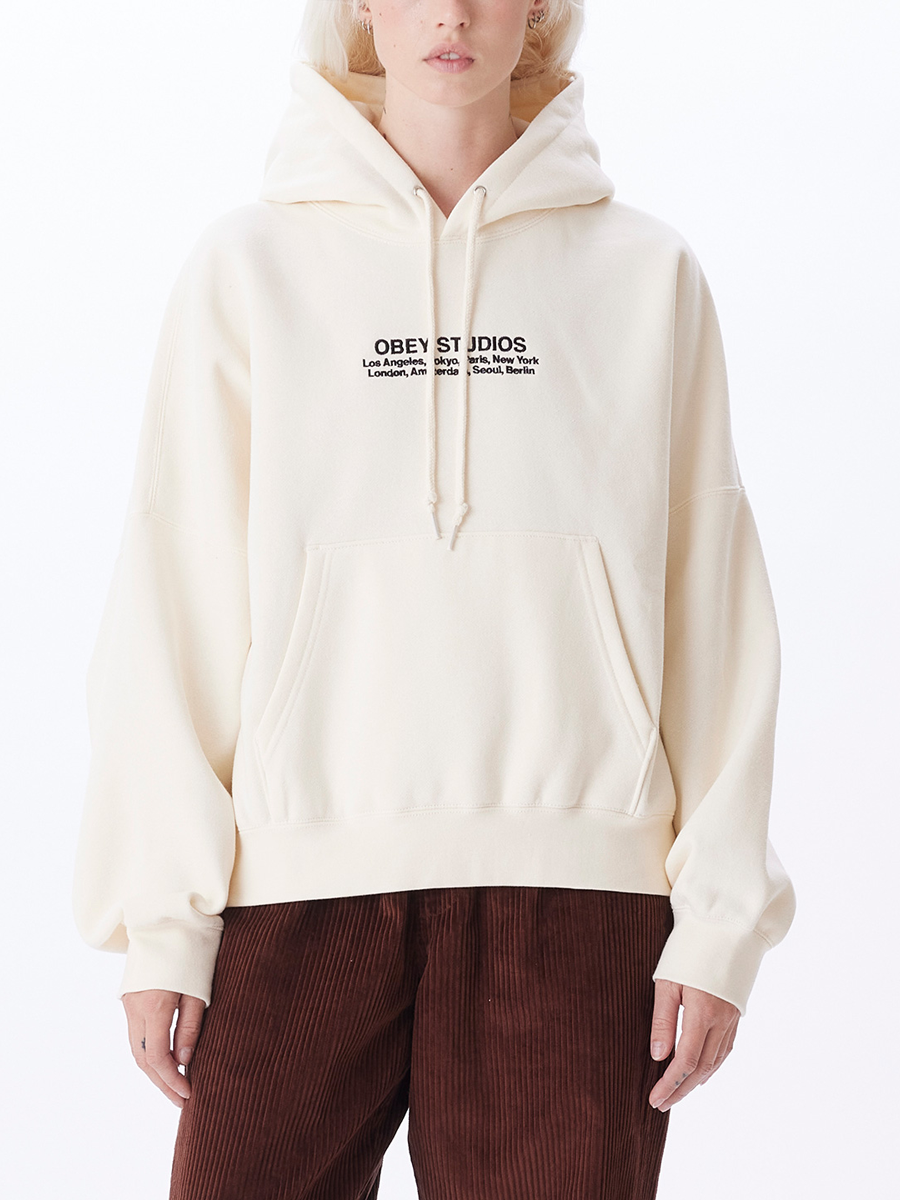 Obey Studios Hoodie Natural