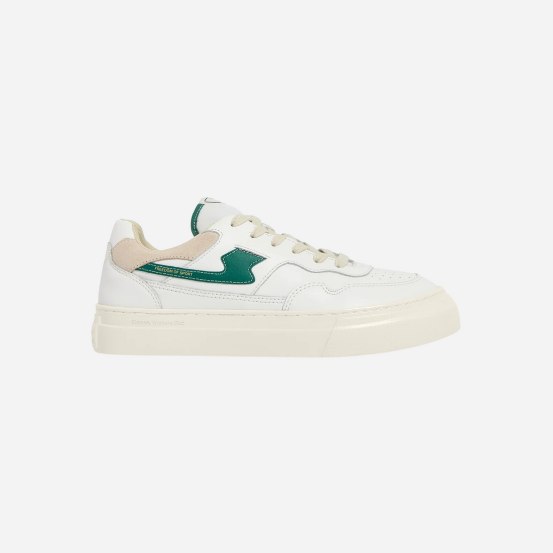 Stepney Workers Club Pearl S-Strike Leather White/Green - Hympala Store 