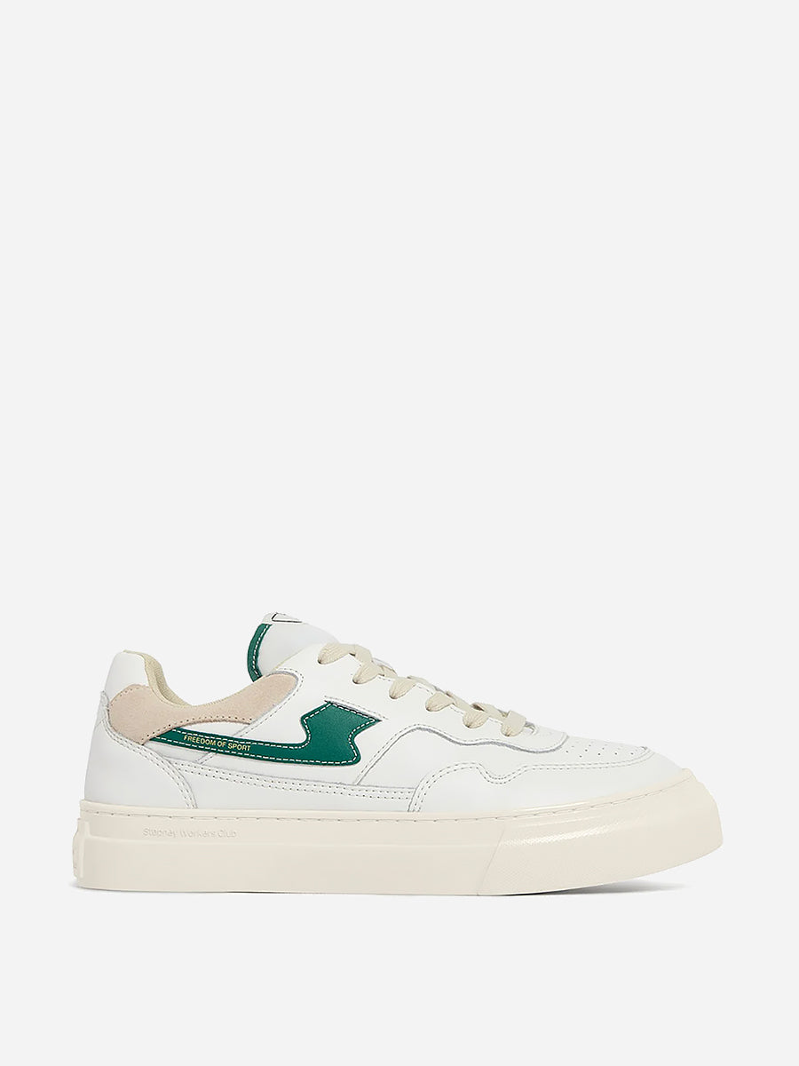 Pearl S-Strike Leather White/Green