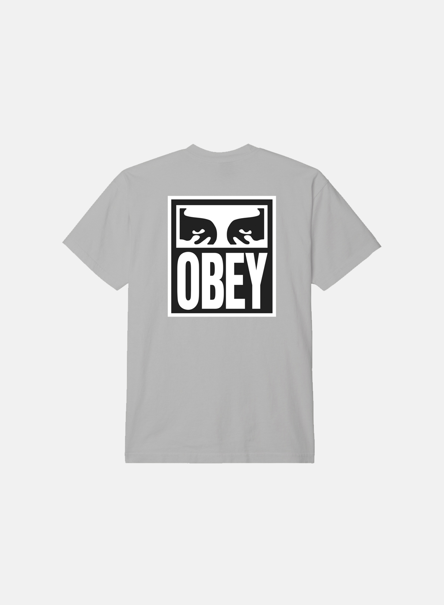 OBEY Icon Eyes Tee Heather Grey - Hympala Store 