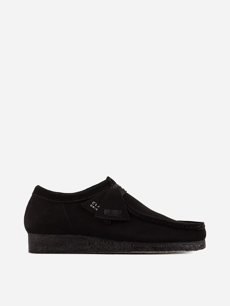 Wallabee Black Suede