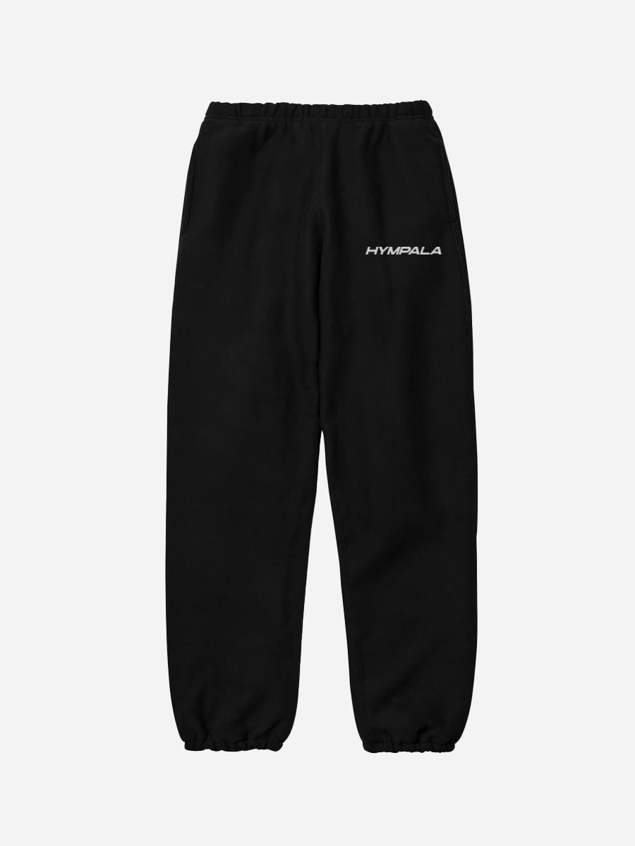 Embroidered Small Logo Sweatpants Black