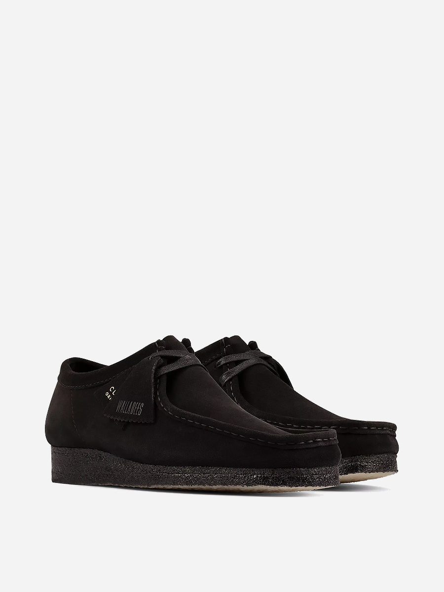 Wallabee Black Suede