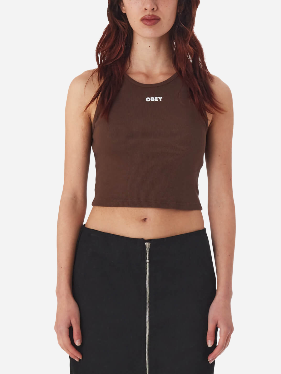 Bold Logo Top Brown