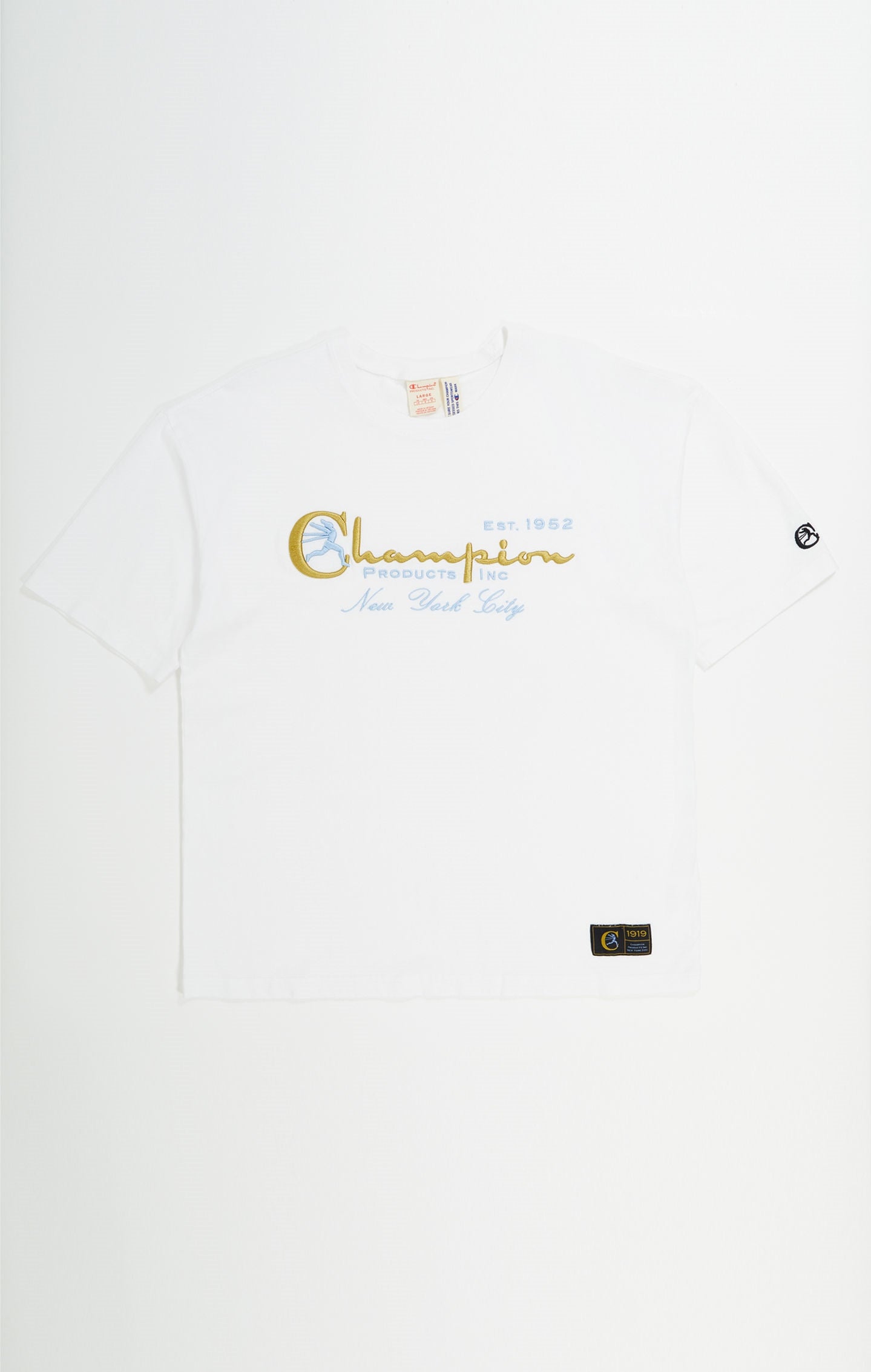 Reverse Weave Running Tee White