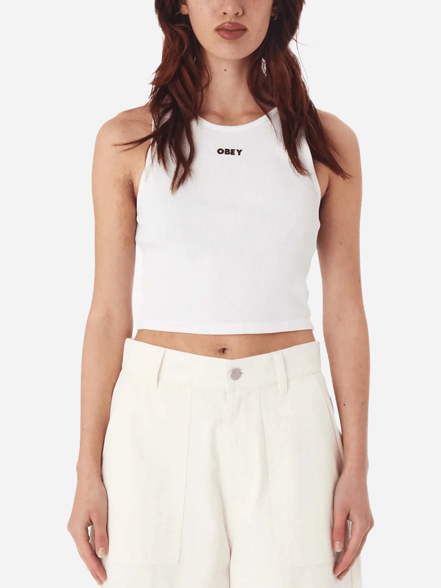 Bold Logo Top White