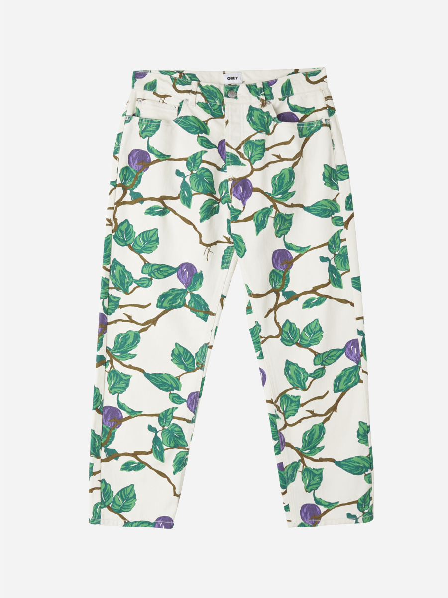 Floral Hardwoker Denim