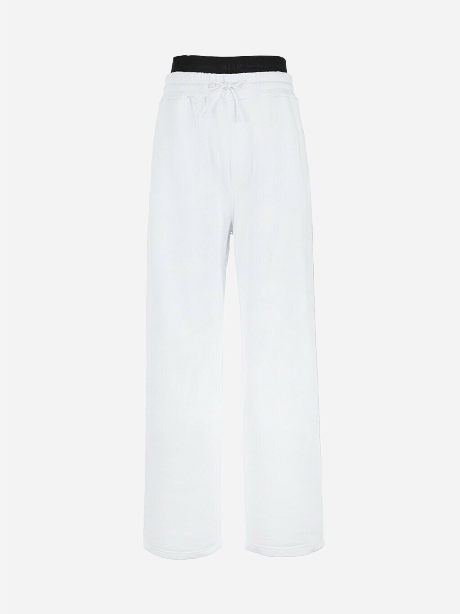 MSGM Jogger Pant White