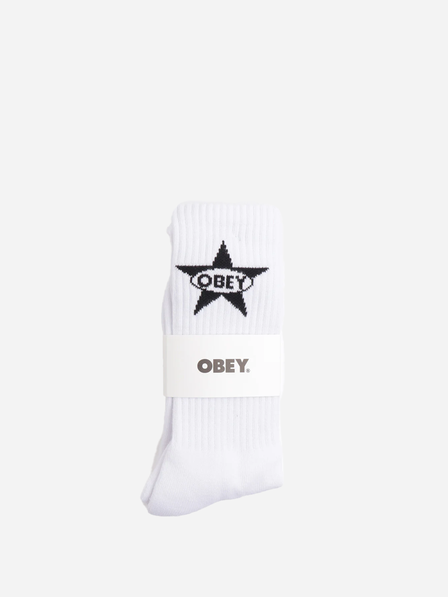 Star Socks White