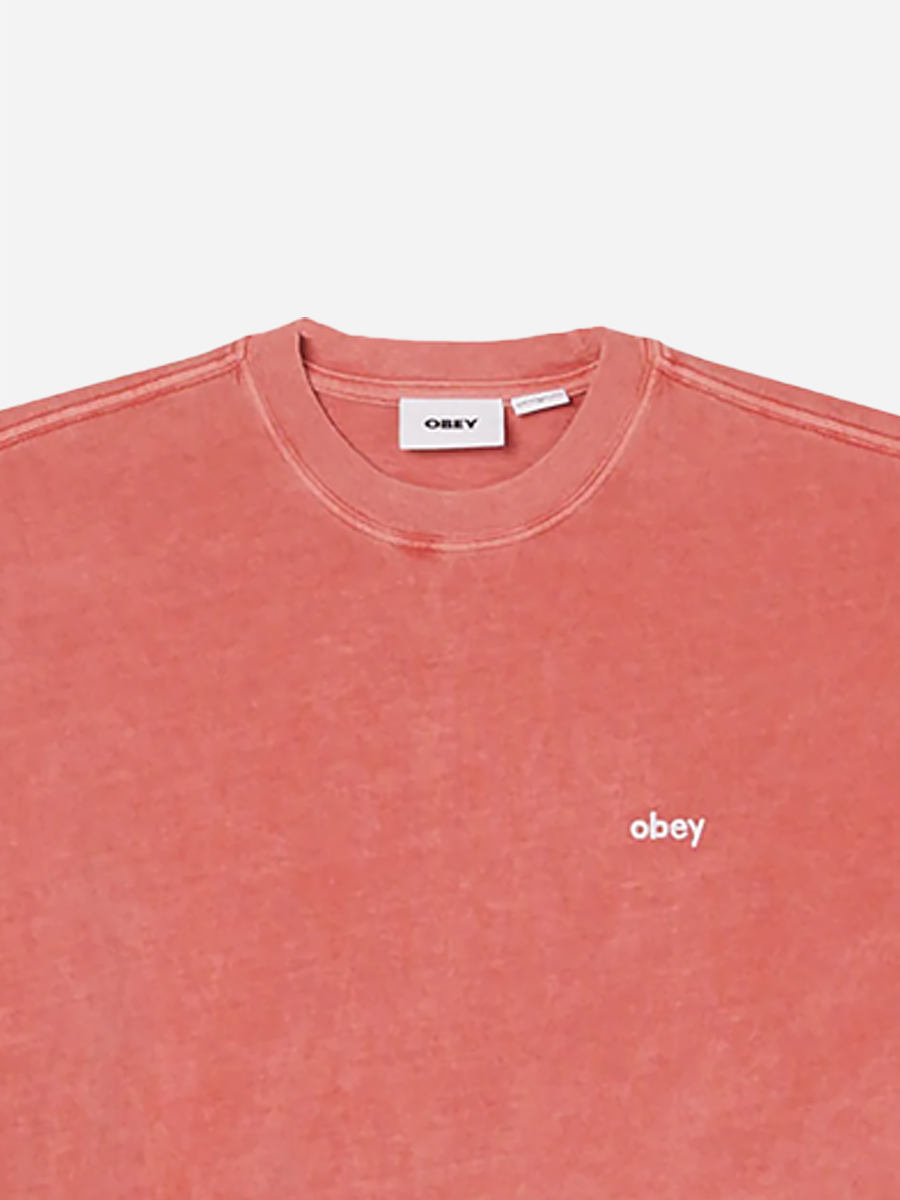 Lowercase Pigment Tee Mineral Red