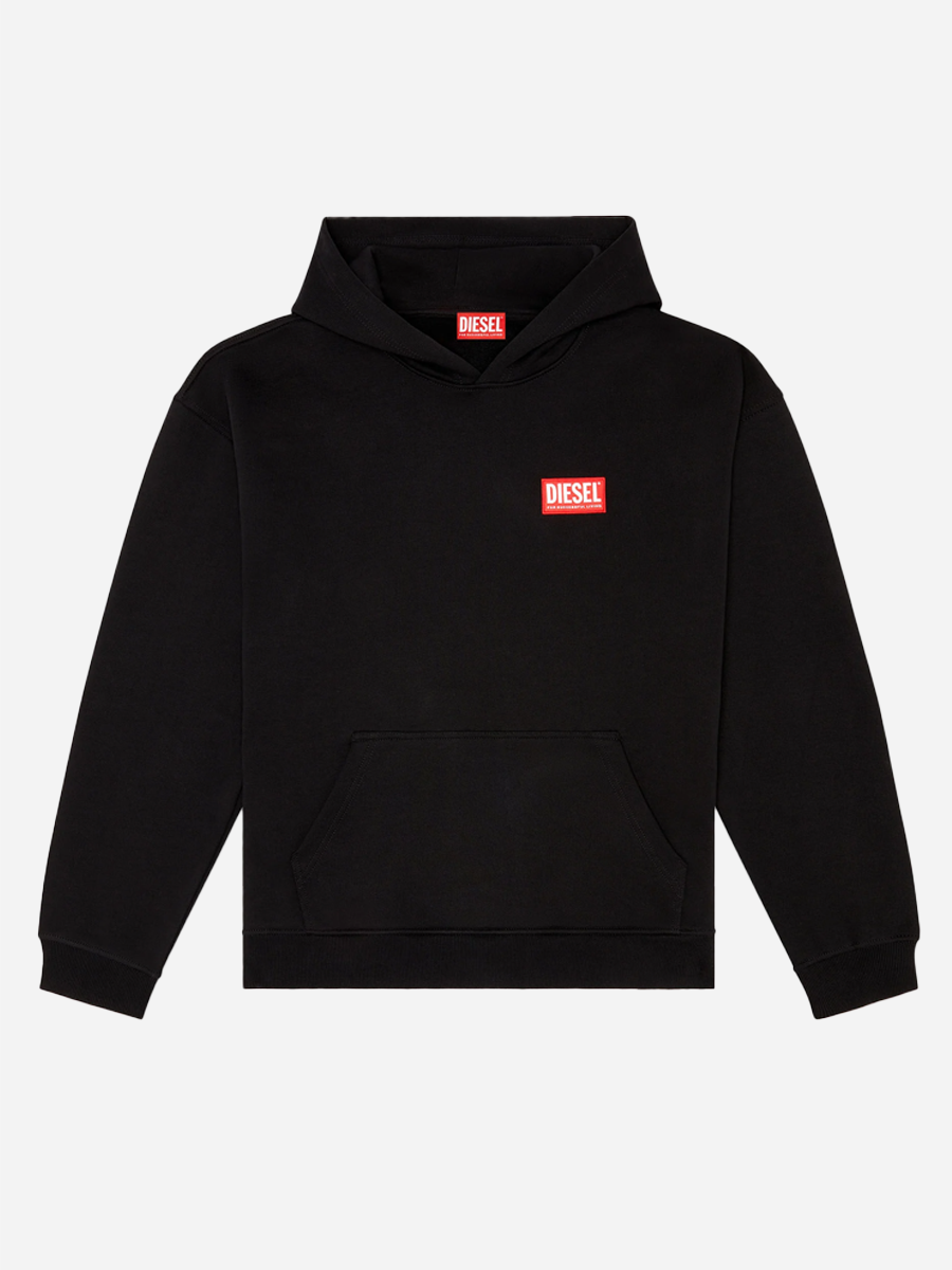 Label Hoodie Black