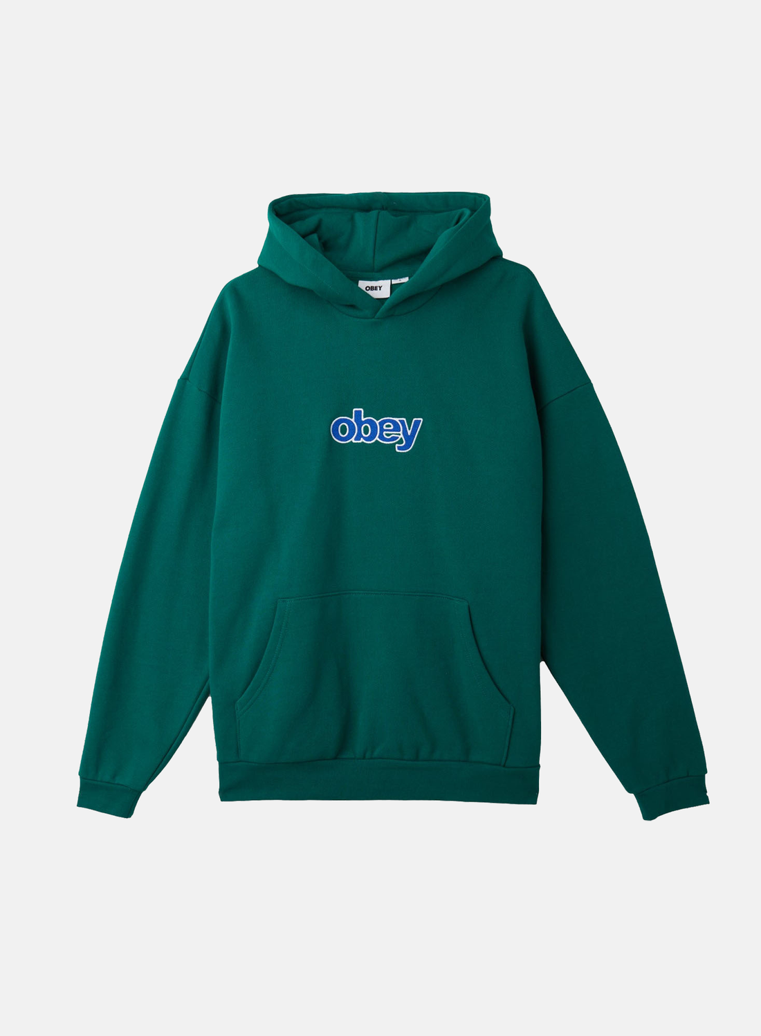 OBEY Stack Hoodie Green - Hympala Store 