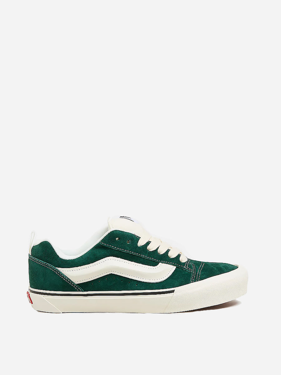 Knu Skool Pigment Dye Suede Green