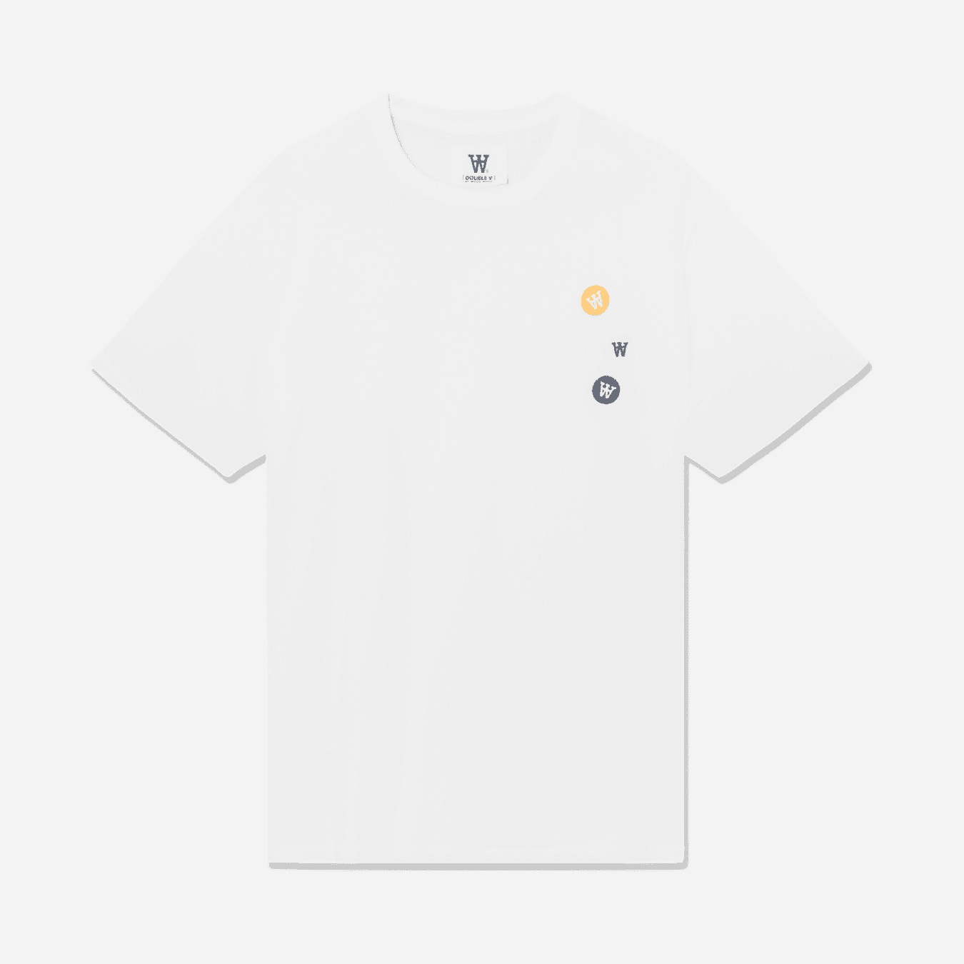 Wood Wood Ace Patches Tee White - Hympala Store 
