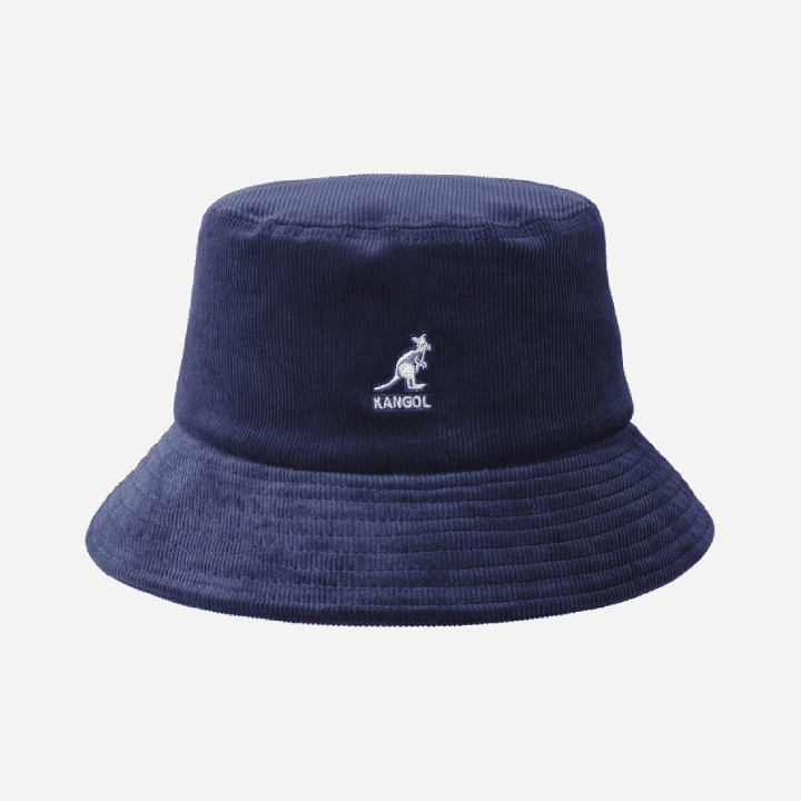 Kangol Corduroy Bucket Hat Navy - Hympala Store 